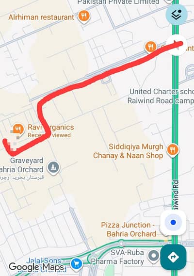 56 MARLA PLOT NEAR BAHRIA ORCHARD