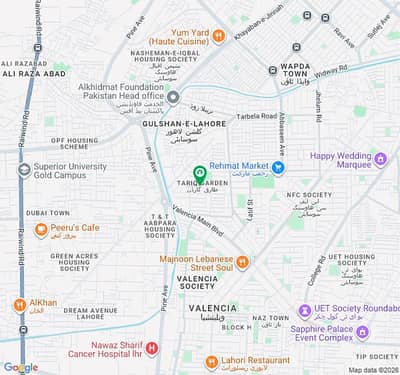 10 MARLA PLOT AVAILABLE FOR SALE IN TARIQ GARDEN BLOCK A IN A VERY HOT LOCATION OF LAHORE