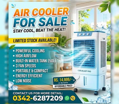 Room Coolers/Electric plastic body Coolers for sale/all size available