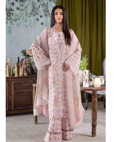 *LAWN Fabric* 3Pc