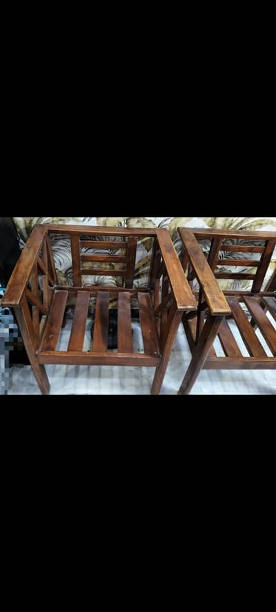 wooden sofa set