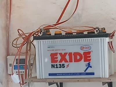 Exide bettry.   price 15,000 N 135 . . . . . 17 plats me hy