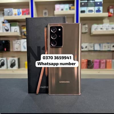 Samsung Mobile Note 20 Ultra pta approved contact WhatsApp