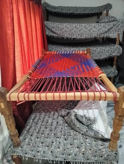Brand New Premium Sheesham Wood Charpai / Khat – Heavy Duty