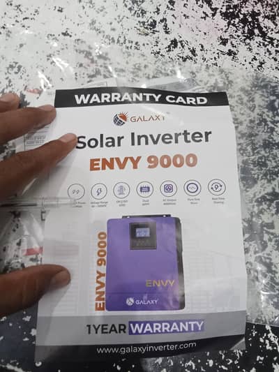 solar inverter 6 kv galaxy new condition just 1 week used