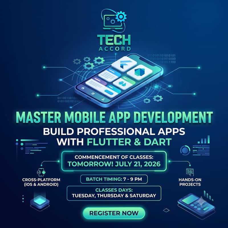 Master Flutter & Dart Mobile App Development | Classes Start Tomorrow! 0