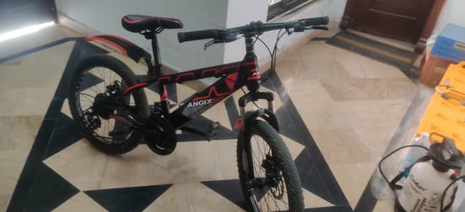 angix 20 inches kid mtb - 21 speed disc brake - condition 10-10