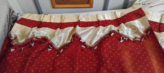 Bulk Sale: 20 luxury curtains - Red, Golden, Blue, Off white, Pink.