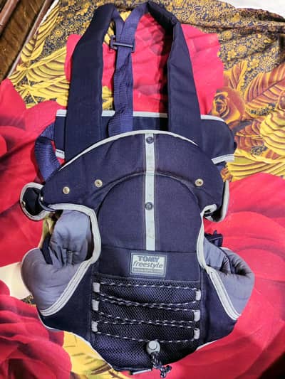Baby Carrier Black and Grey Lining Hiking Walking