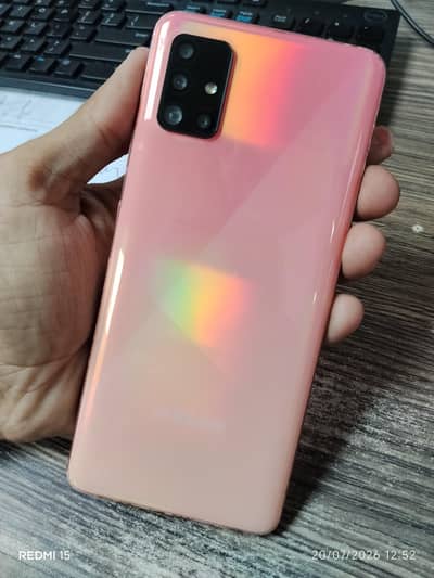 Samsung Mobile A51 for urgent sale