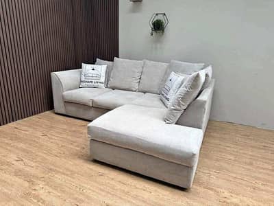 Uk customized L shape sofa for sale free home delivery