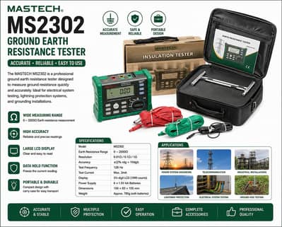 Earth Resistance Tester price in pakistan MS2302 Mastech