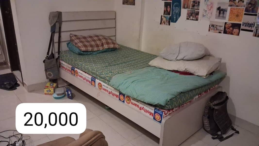White Single Bed 0