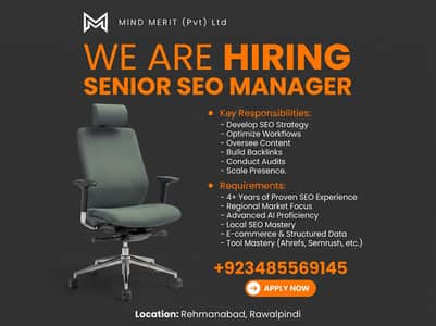 Urgent Hiring: Senior SEO Manager