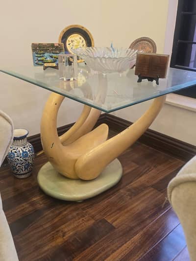center table with side table