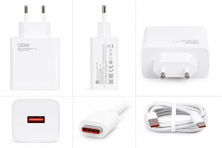 Original Xiaomi 120W HyperCharge Charger + Free Original Cable 