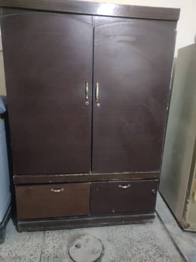 2 Door Wooden Wardrobe