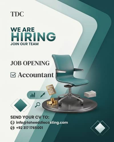 We are hiring accountant.