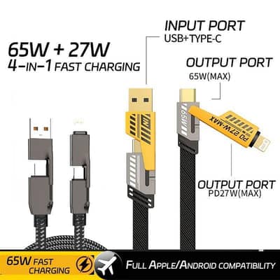 4 in 1 charging cables