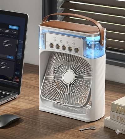 Premium Mini AC Fan / Portable Water Cooler for Study & Office