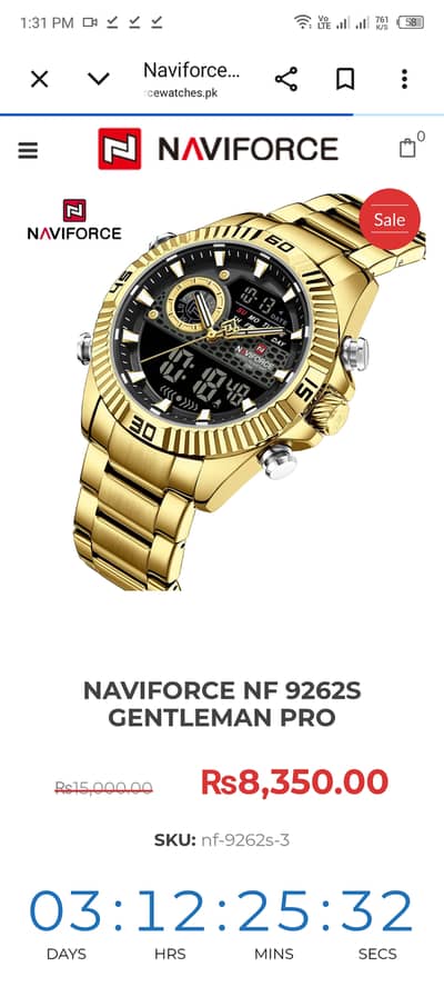 Naviforce watch