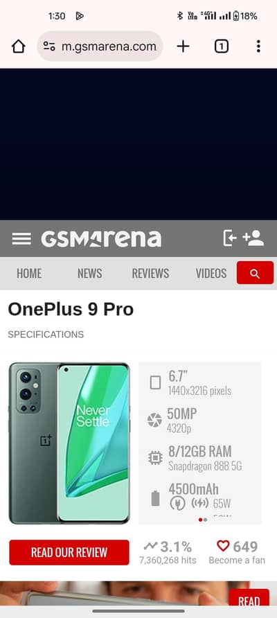 One Plus 9 Pro