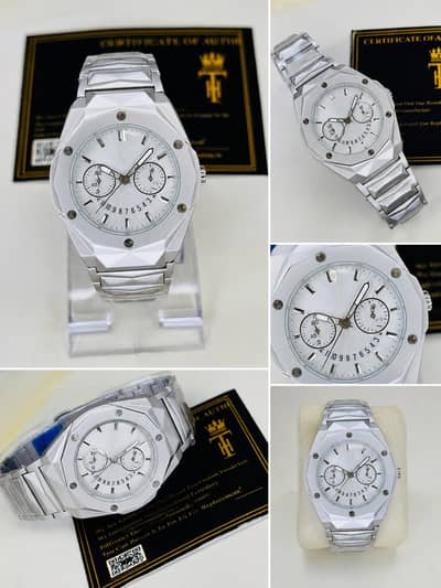Luxury White Men's Quartz Watch