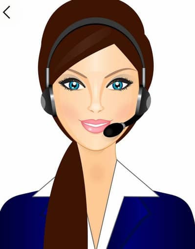 Female telephone operator