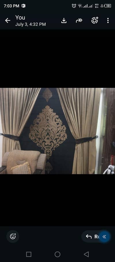 blind and curtain