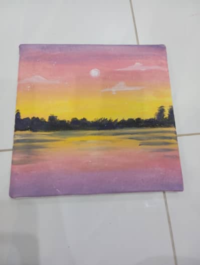 sunset painting