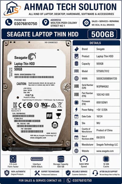 Seagate hhd 2.5 hard drive