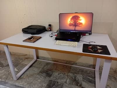 Heavy Duty Office Table 63" × 32" | Computer Desk | Steel Frame