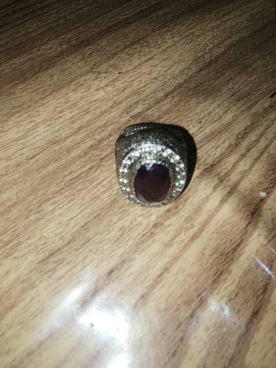 chandi ke original ring 2 tolla chandi orignal ston