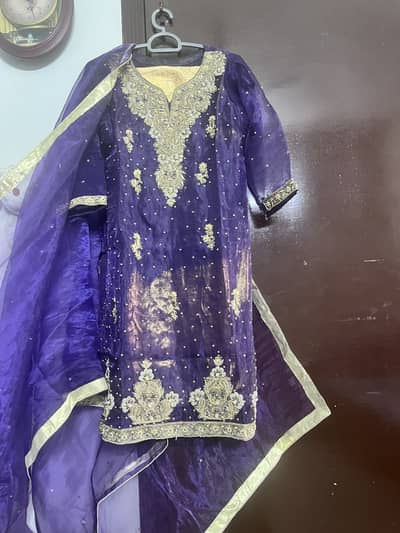 Beautiful Party Wear Of Organza 3 piece