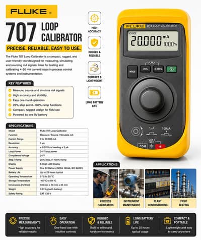Fluke 707  Loop Calibrator in pakistan
