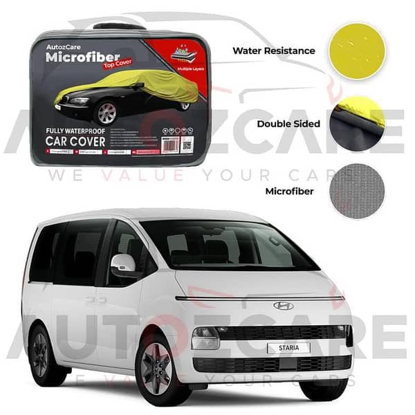 Hyundai Staria Microfiber Car Top Cover - 2022-2026