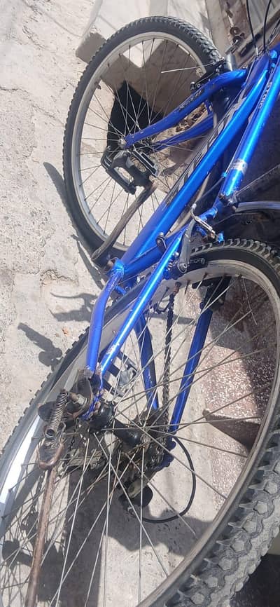 blue xcell21-speedMTB mountain bike used excel gear cycle in blue Good