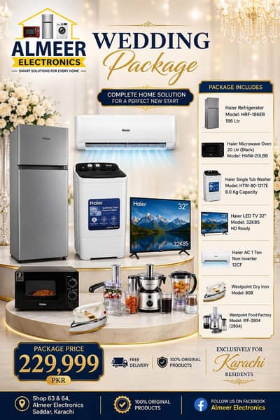 wedding package exclusively for Karachi residents