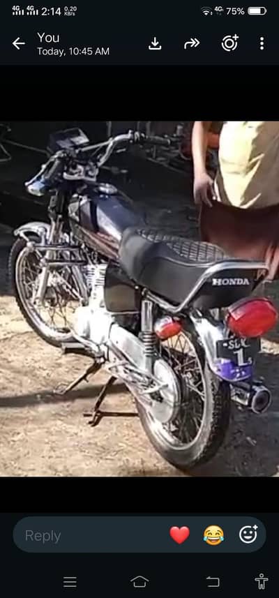 Hona 125 Motorcycle 2014 Model For Sale
