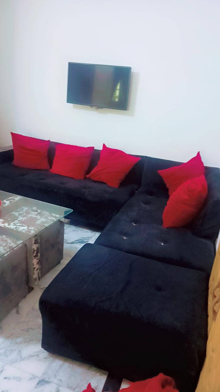 L shaped sofa 0