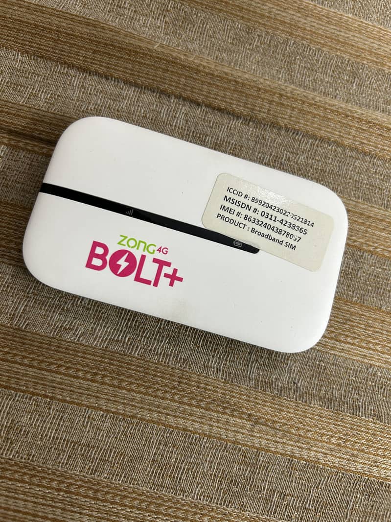 ZONG BOLT+ 0