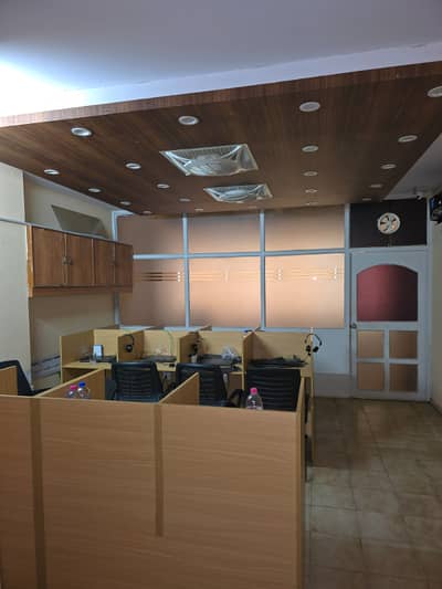 Sami furnished office for rent 550sqft in shahar e Faisal.