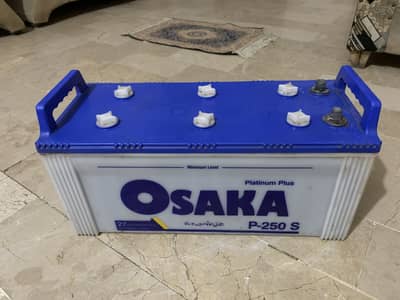 Osaka P-250S 180ampere 27 plate very less use excellent backup