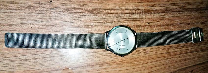 Calvin Klein low price Orignal watch metallic case SWISS MADE