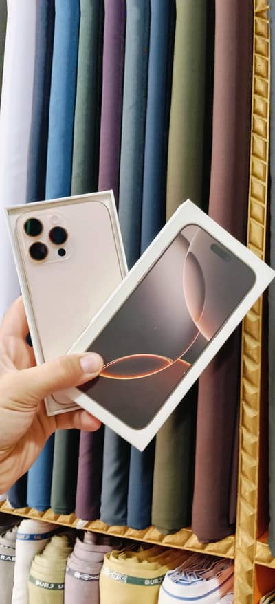 iPhone 16 Pro Max 256GB Non-PTA with 1.5 Months SIM Time Available