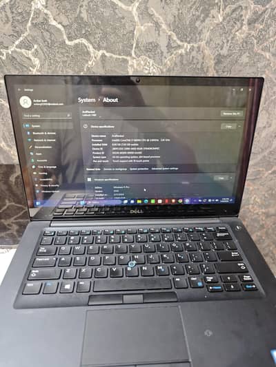Dell i7 laptop latitude 7480 8gb 512gb