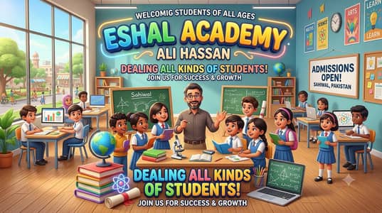 Eshal Academy – Quality Tuition for All Classes | Experienced Teachers
