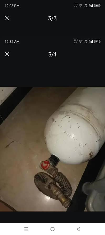 Cng cylinder with kit
