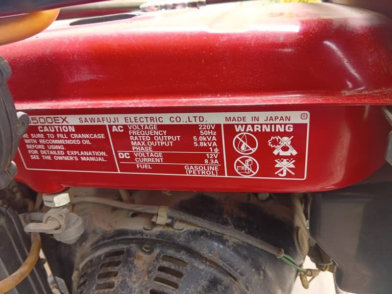 Elemax 6500 generator 4