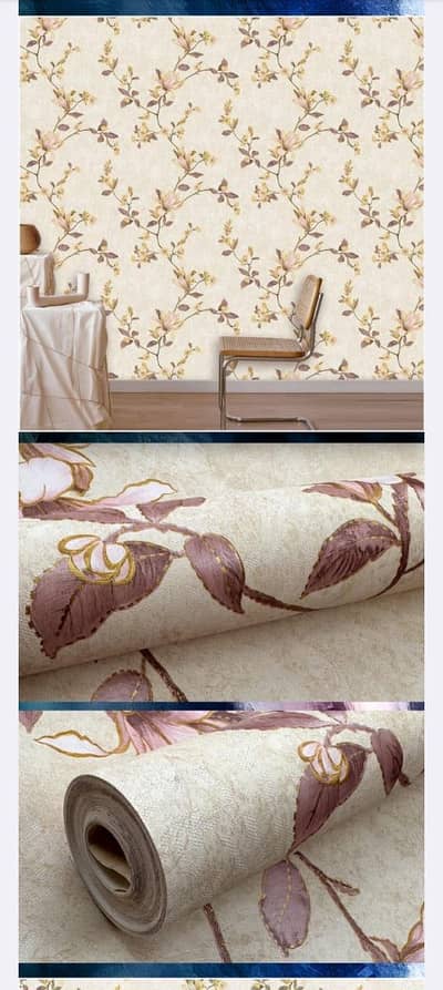 Wallpaper-p. o. p celling-wooden blinds-PVC wall panel 03146537828